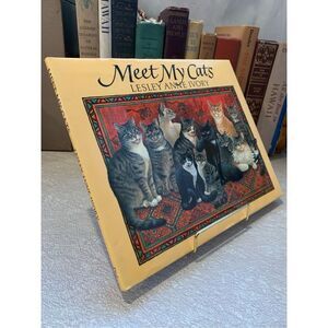 Meet My Cats Vintage Book-Dial Publishing-HC/DJ By Ivory, Lesley Anne - GOOD